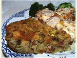 Bread Stuffing With Mushrooms and Bacon