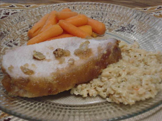 Applesauce Topped Pork Loin Roast. Photo by Alisa Lea