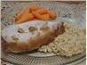 Applesauce Topped Pork Loin Roast. Recipe by Susie in Texas