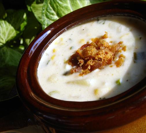 Cheddar Corn Chowder. Photo by Bev