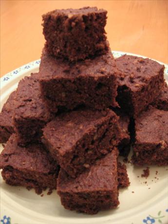Chocolate-Applesauce-Flax Seed Bars. Photo by Engrossed