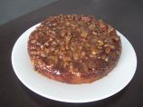Walnut-Banana Upside-Down Cake