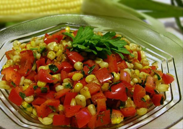 Corn and Red Pepper Medley. Photo by justcallmetoni
