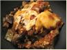 Baked Eggplant With Portabellas and Tomato Sauce (Vegetarian)