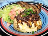 Twice-Baked Potatoes With Caramelized Shallots