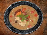 African Style Chicken Peanut Soup With Potatoes