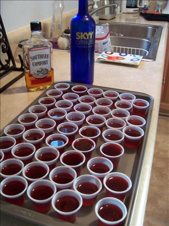 Thanksgiving Jello Shots. Photo by AlwaysHungry