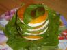 Orange and Mozzarella Towers With Orange Balsamic Vinaigrette. Recipe by Marie