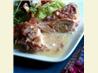 Bacon Wrapped Chicken With Sour Cream Sauce