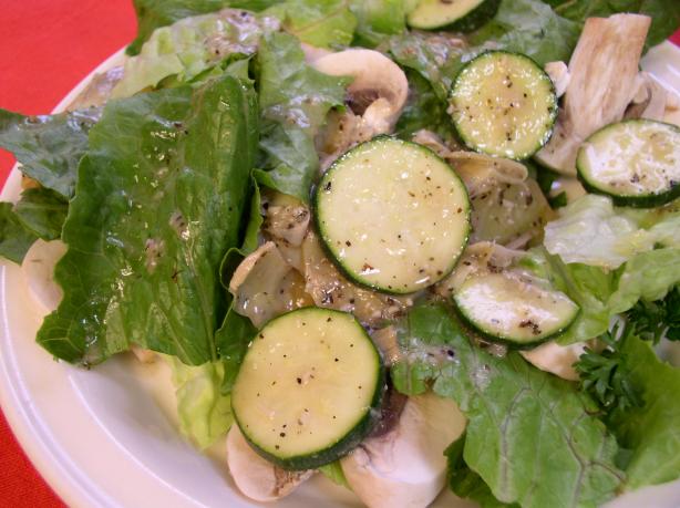 Artichoke and Zucchini Salad. Photo by Bayhill