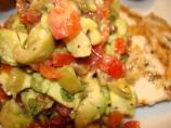 Mediterranean Chicken Breasts With Avocado Tapenade. Photo by Vicki in CT