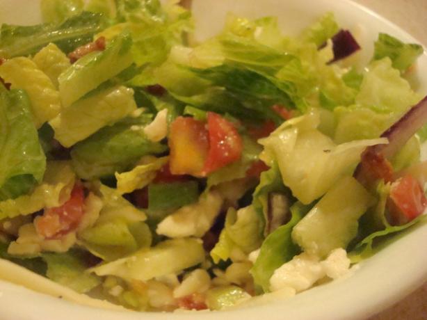 Greek Salad With Bacon. Photo by Mama_Jennie