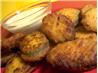 Deep Fried Zucchini With Creamy Garlic Dip