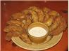 Deep Fried Zucchini With Creamy Garlic Dip