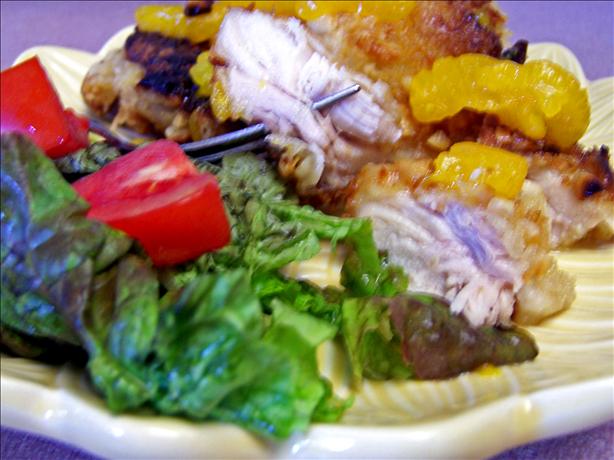 Macadamia Chicken With Orange Frangelico Sauce. Photo by Rita~