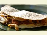 Smoked Gouda and Caramelized Onion Quesadillas