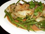 Green Beans With Roasted Onions