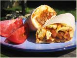 Chili Cheese Omelette Burritos