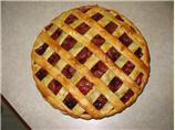 Spiced Apricot and Plum Pie