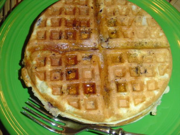 Blueberry Waffles. Photo by katie in the UP