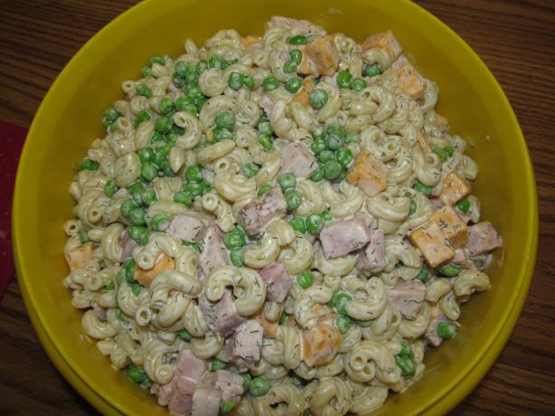 Pasta Salad - Peas, Ham and Cheese. Photo by lkdickinson