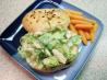 Caesar Salad Sandwiches With Chicken. Recipe by Annacia