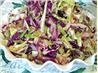 Crunchy Red and Green Coleslaw Wth Candied Walnuts. Recipe by Rita~