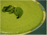 Chilled (Canned or Fresh) Pea and Mint Soup