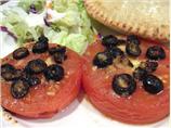 Broiled Tomatoes With Olives and Garlic