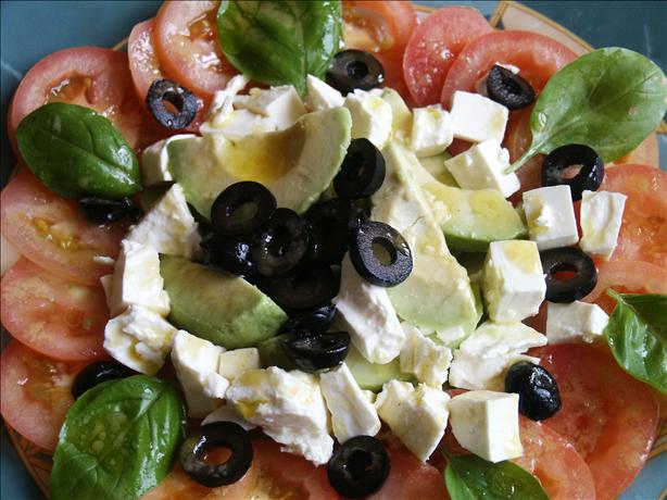 Feta, Avocado and Tomato in Vinaigrette. Photo by kiwidutch