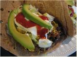 Aunt Jenny’s Black Bean Burritos