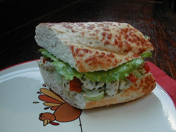 Pesto Chicken Salad Sandwiches. Photo by ms_bold