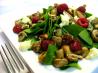 Warm Mushroom and Spinach Salad. Recipe by Sage