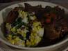 Smothered Oxtails over Spinach and Sweet Corn Mash