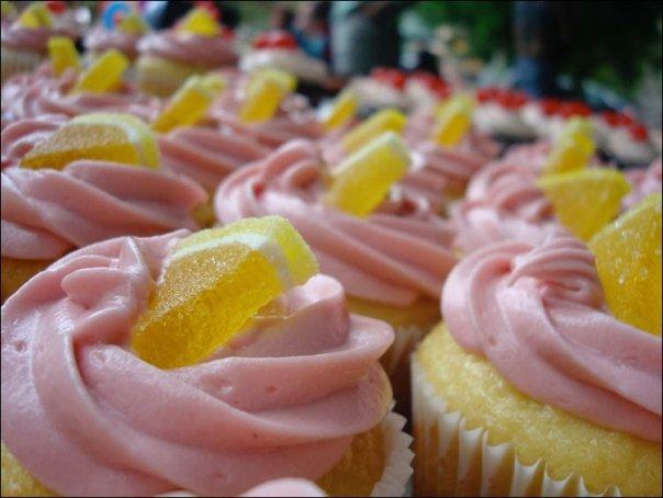 Raspberry Cream Cheese Fluffy Frosting. Photo by CherryRed