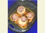 Elswet's Sausage-Stuffed Onions. Photo by Pagan