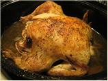 Oven-Roasted Chicken, With Roasted Garlic and French Bread