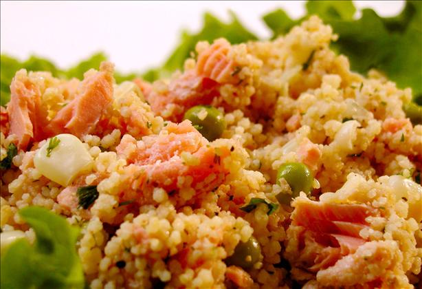 Salmon Couscous Salad. Photo by GaylaJ