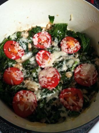 Kale and White Beans. Photo by elpell