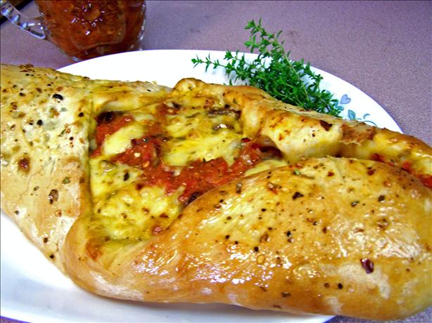 Rustic Pizza/Stromboli. Photo by Rita~