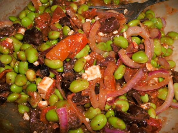 Mediterranean Edamame Salad. Photo by sweetcakes
