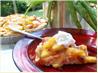 Fresh Peach Pie. Recipe by Michelle Berteig