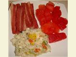 Quick N Easy Grits and Veggie Omelet