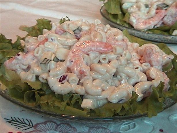 Seafood Macaroni Salad. Photo by Lori Mama