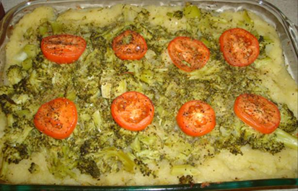 Squash and Broccoli Casserole. Photo by NormCooks