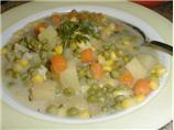 Uncle Bill's Petite Pea Vegetable Soup