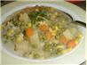 Uncle Bill's Petite Pea Vegetable Soup. Recipe by William (Uncle Bill) Anatooskin
