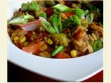 Chicken and Crab Gumbo Low Fat