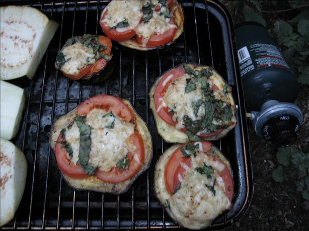 Grilled Eggplant (Aubergine) Parmesan. Photo by Lt. Amy