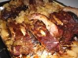 Baked Spareribs With Sauerkraut and Apples